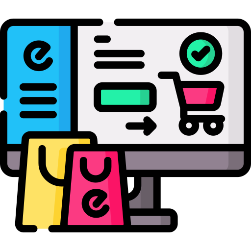 ecommerce icon in visible one